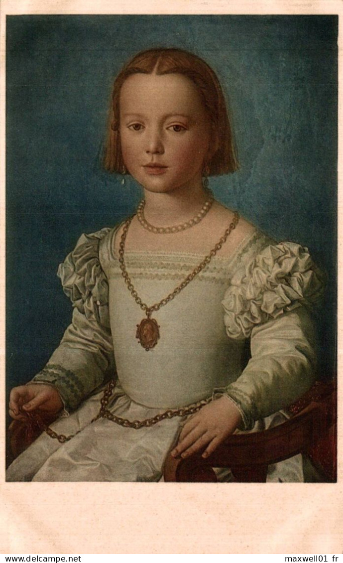 O8 - Carte Postale Peinture - Donna Maria De Medici - Bronzimo (1502-1572) - Malerei & Gemälde