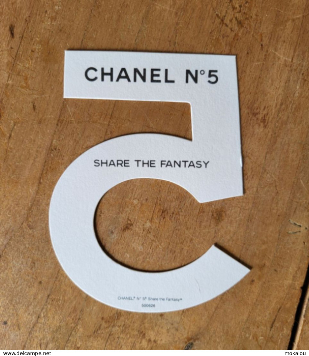 Carte Chanel N°5 - Modern (from 1961)