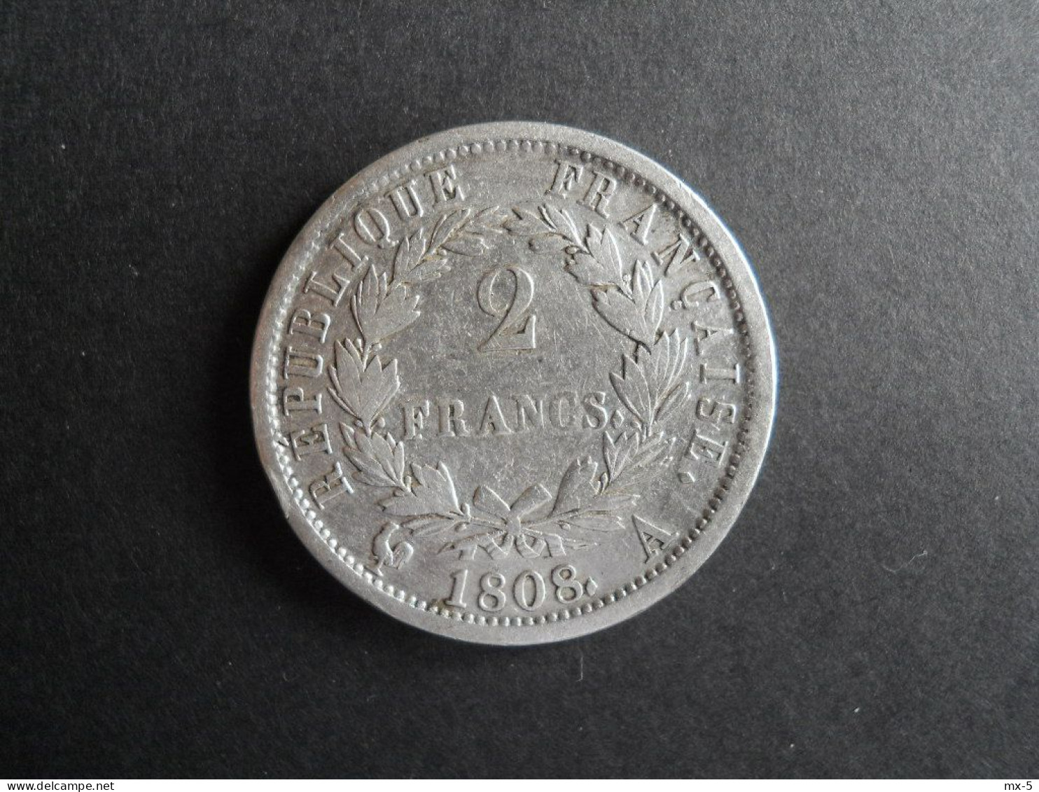 Napoléon , 2 Francs , République 1808 , Argent - Other - Europe