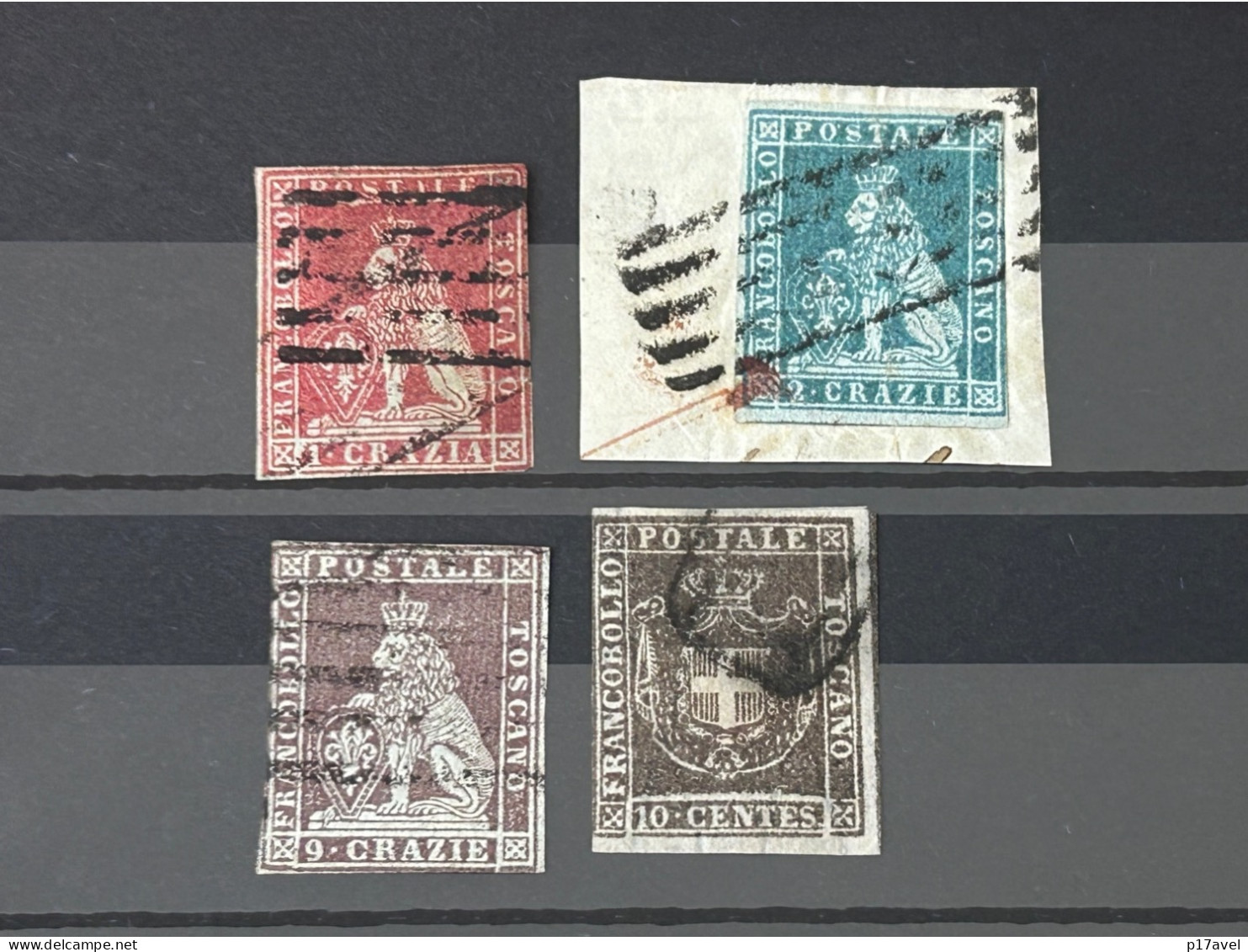 Italien Toskana Lot An Gestempelten Briefmarken . - Toscana