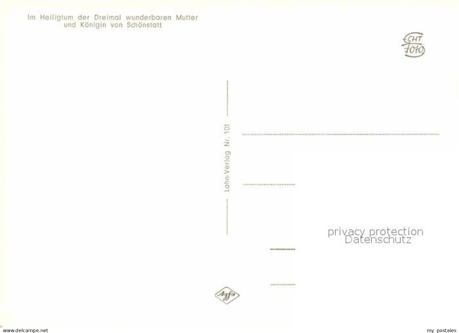 72791949 Schoenstatt Vallendar Heiligtum Der Dreimal Wunderbaren Mutter Koenigin - Autres & Non Classés