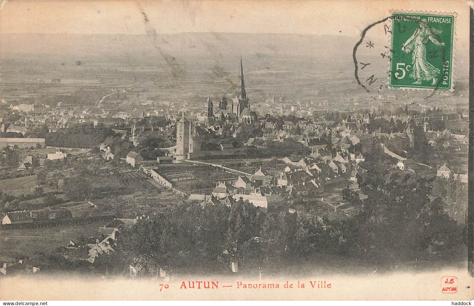 AUTUN : PANORAMA DE LA VILLE - Autun