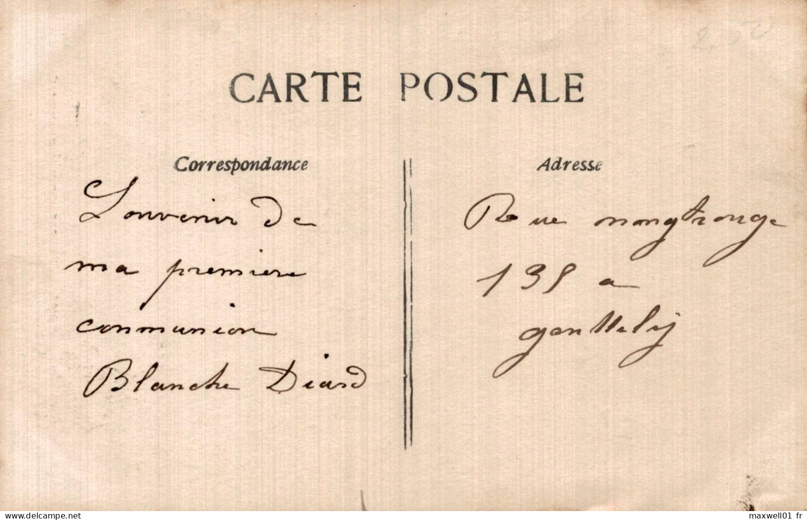 O8 - Carte Postale - Souvenir De Première Communion - Autres & Non Classés