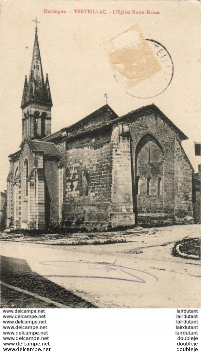 D24  VERTEILLAC  L'Eglise Notre Dame - Other & Unclassified