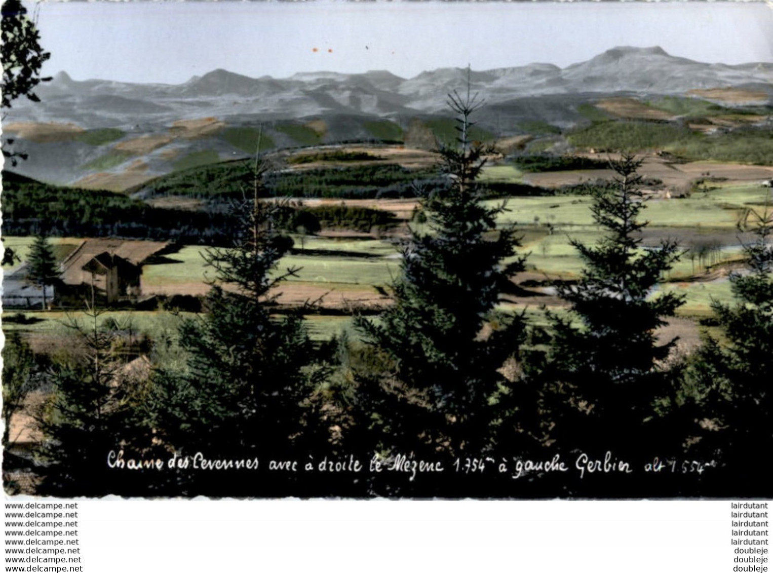 D07  CHAINE DES CEVENNES  Avec à Droite Le Mézenc, à Gauche Gerbier  ..... - Autres & Non Classés