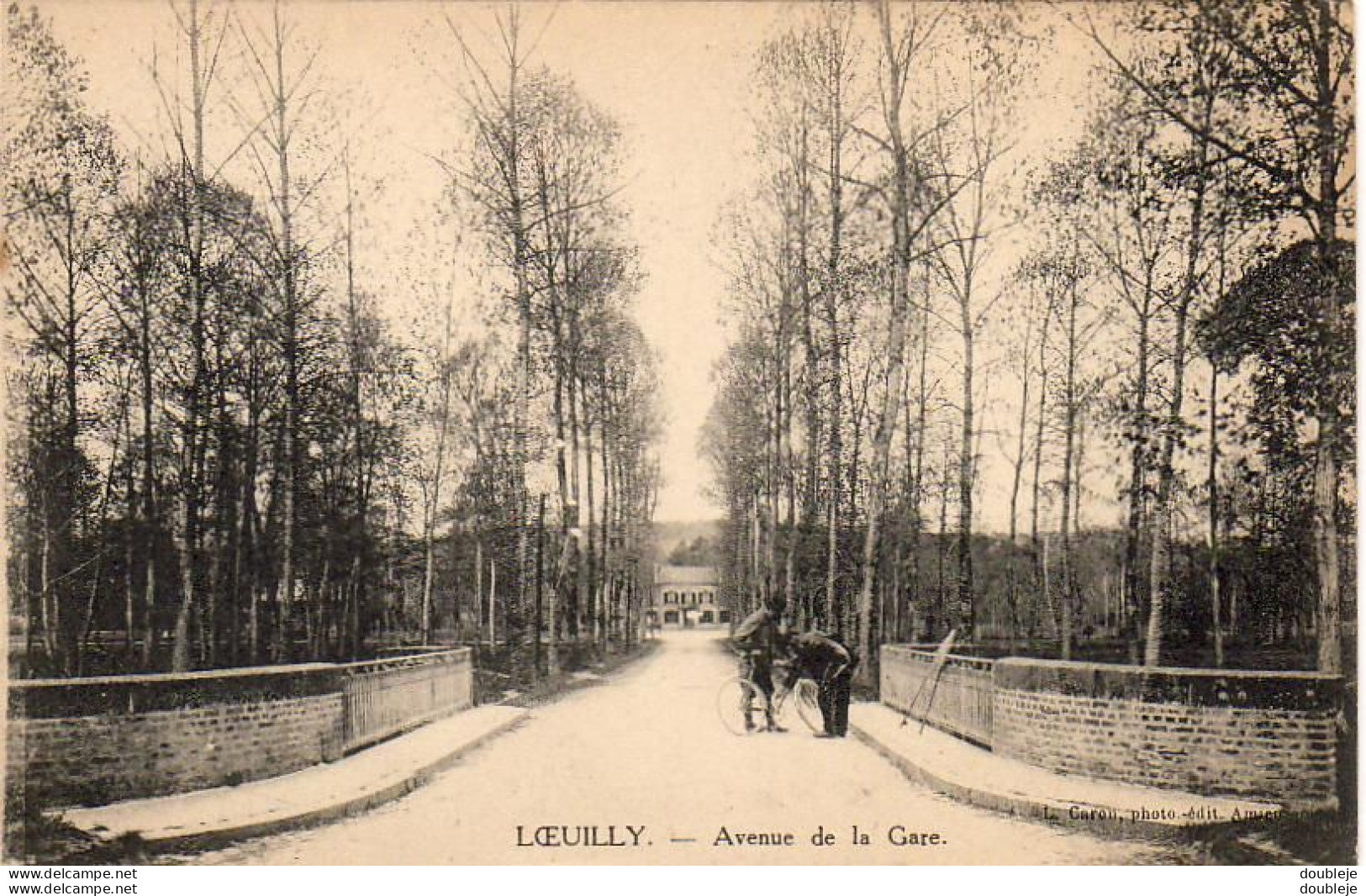 D80   LŒUILLY   Avenue De La Gare - Autres & Non Classés
