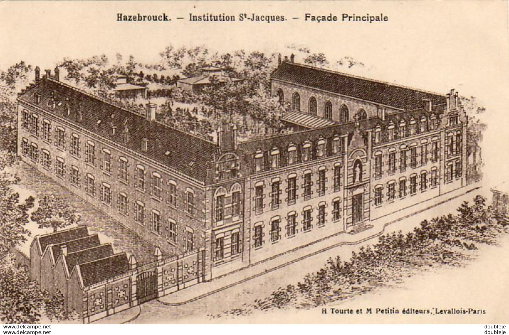 D59   HAZEBROUCK   Institution Saint Jacques   Façade Principale - Hazebrouck