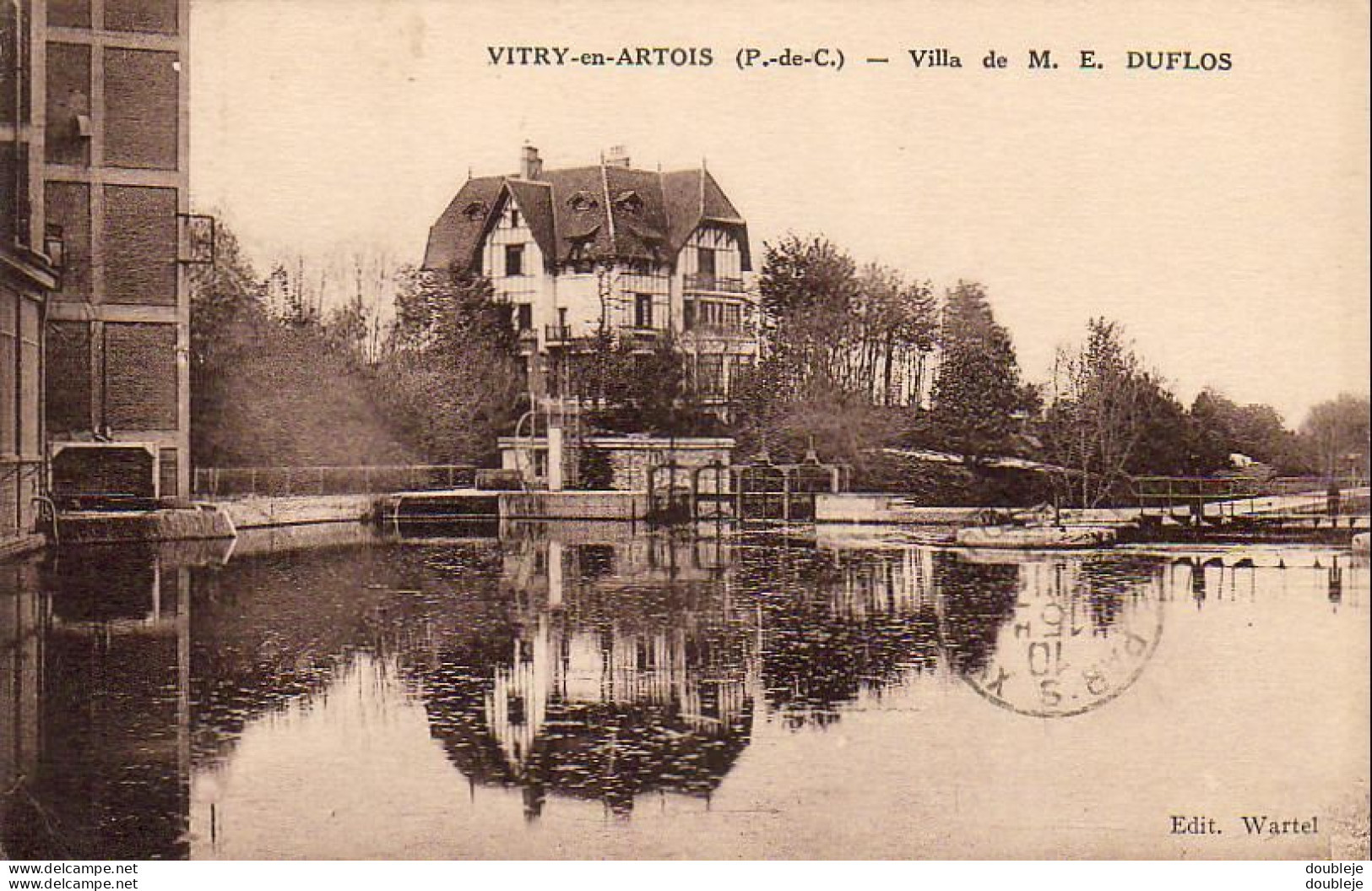 D62   VITRY EN ARTOIS   Villa De M.E. DUFLOS - Vitry En Artois