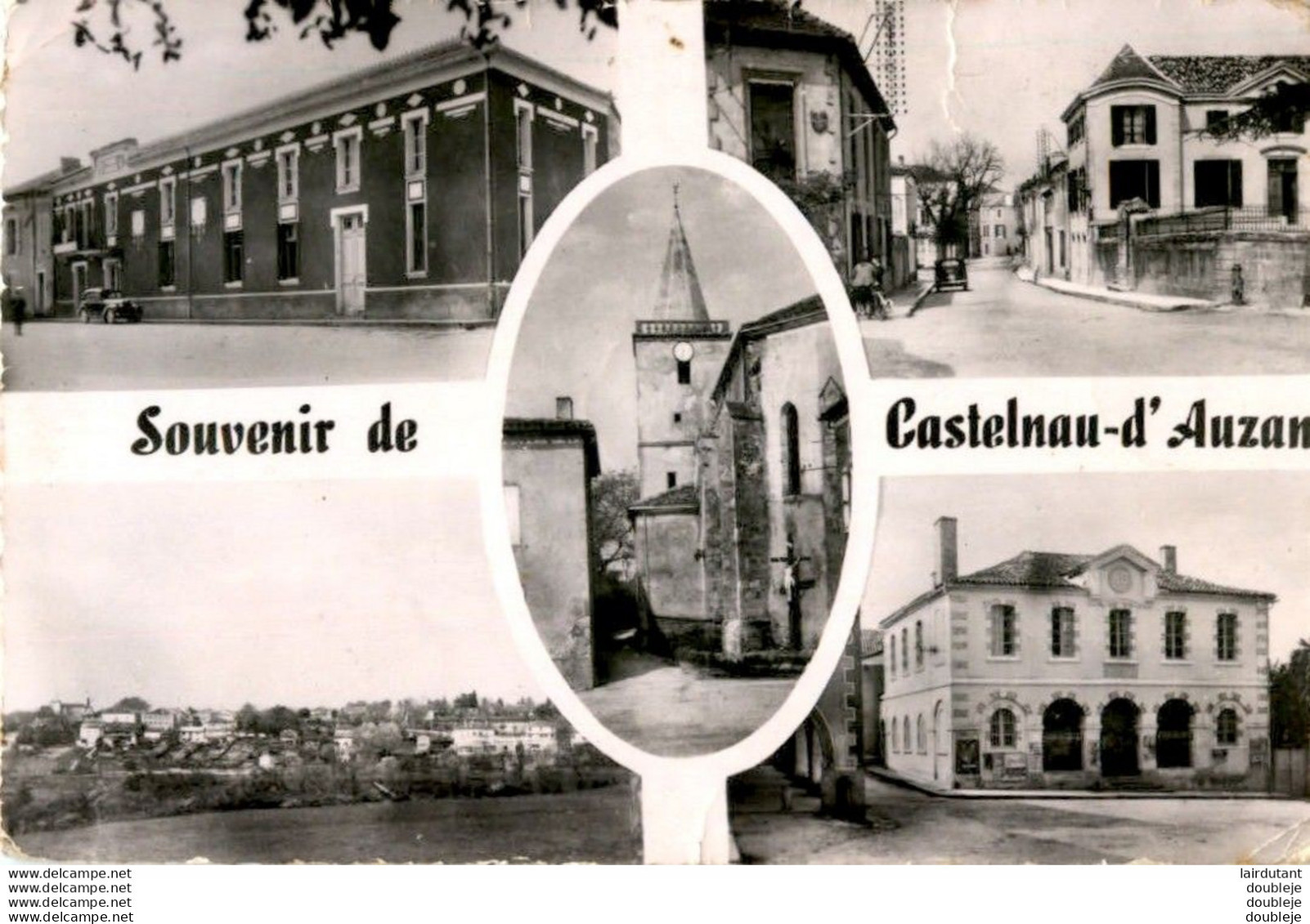D32  CASTELNAU D'AUZAN  Souvenir Carte Multivue - Other & Unclassified