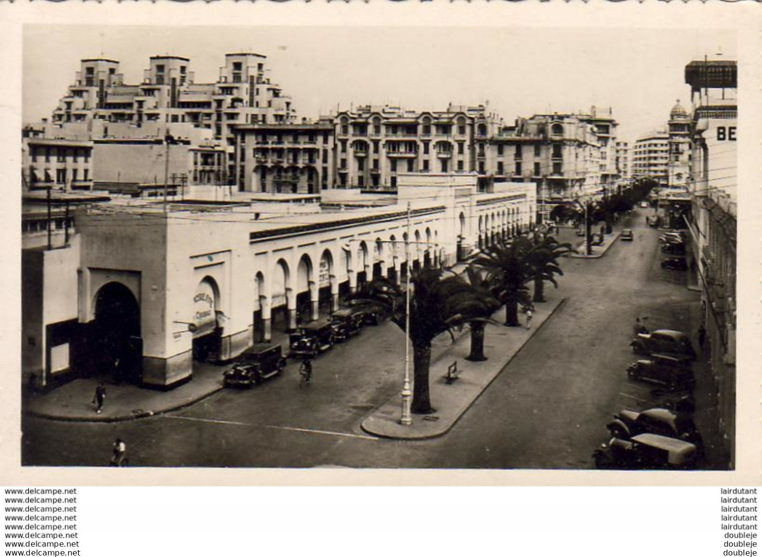 MAROC  CASABLANCA  Marché Central Et Boulevard De La Gare - Casablanca