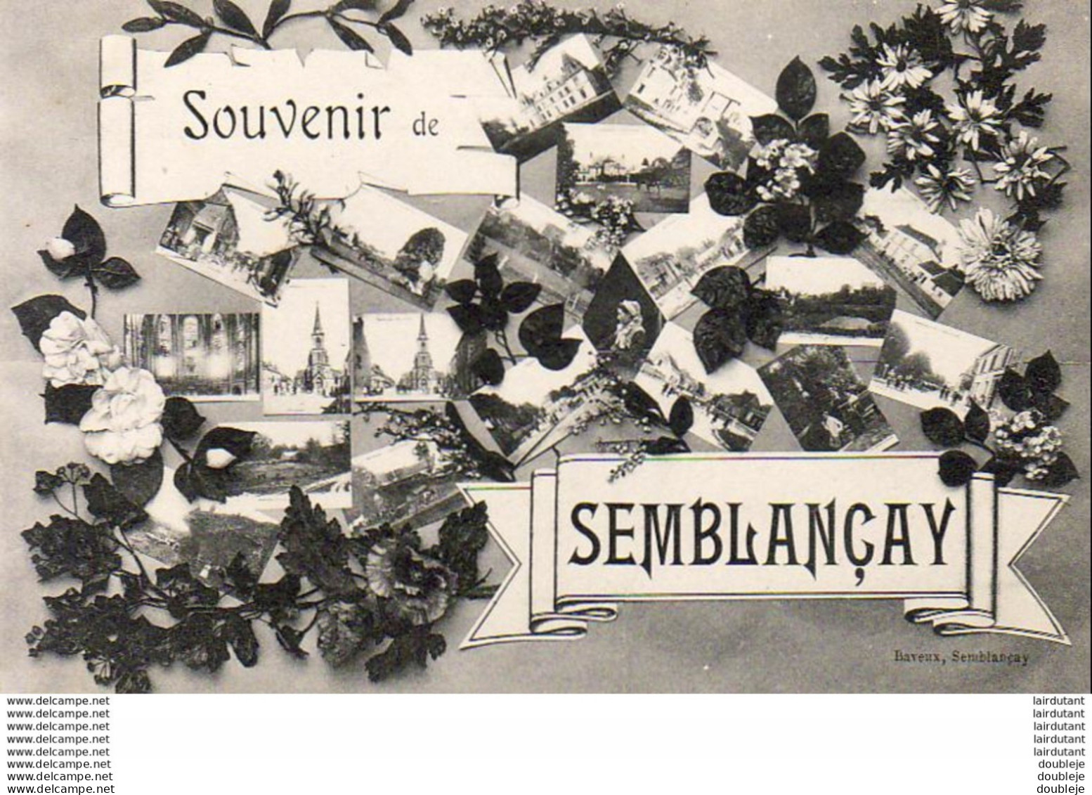 D37  SEMBLANÇAY  Souvenir De   ..... - Semblançay