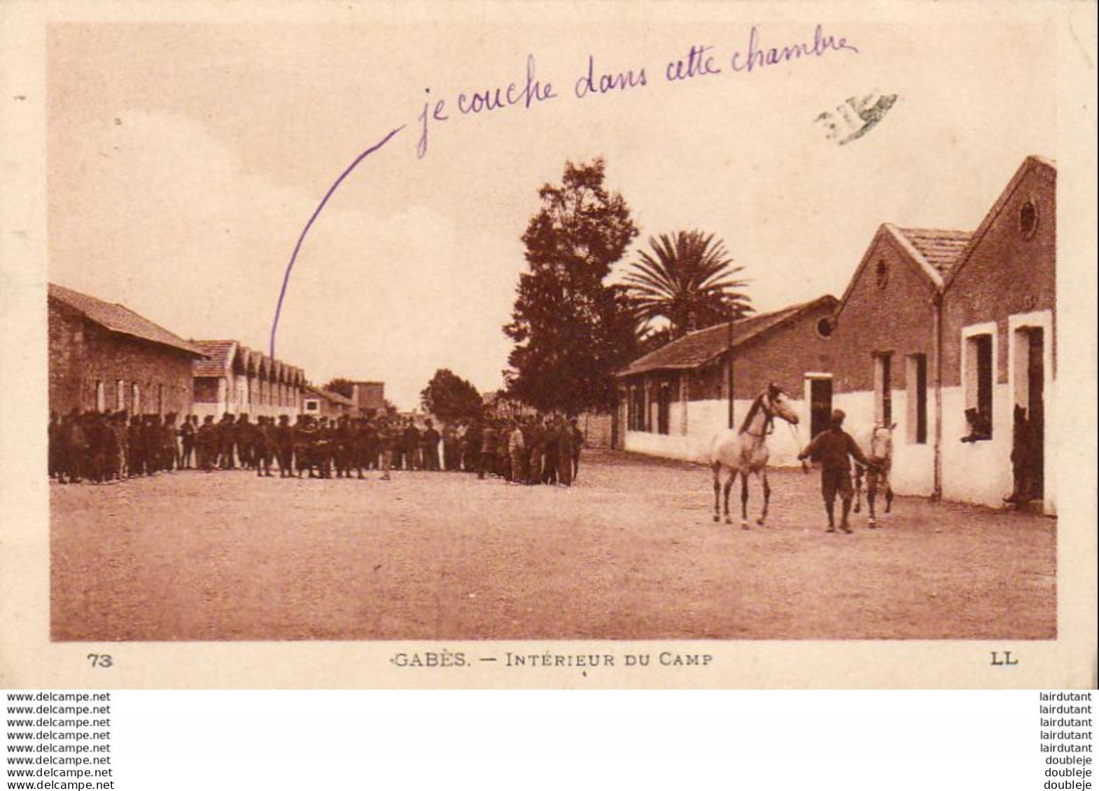 TUNISIE   GABÈS  Intérieur Du Camp - Tunisia