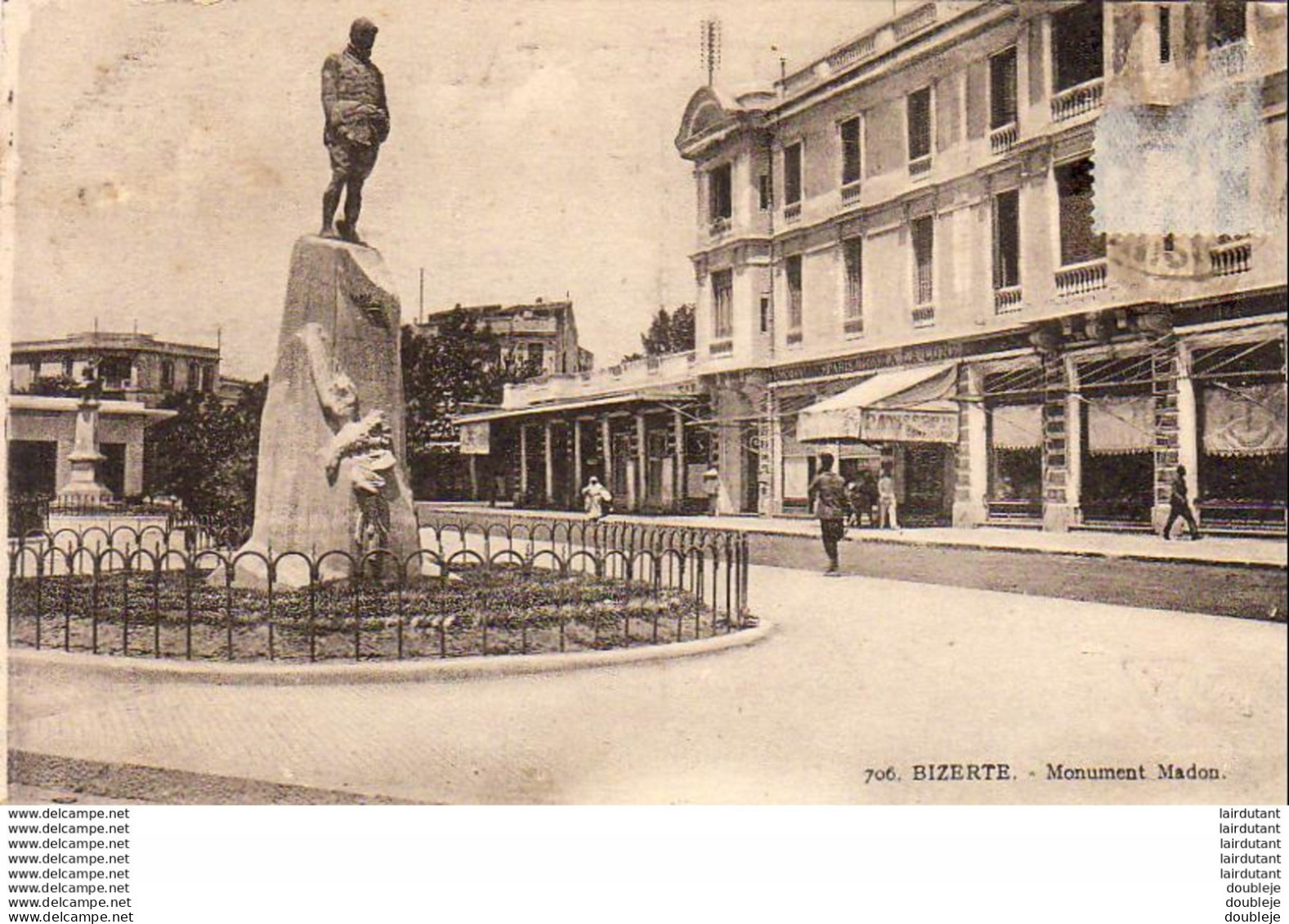 TUNISIE   BIZERTE  Monument Madon - Tunisia