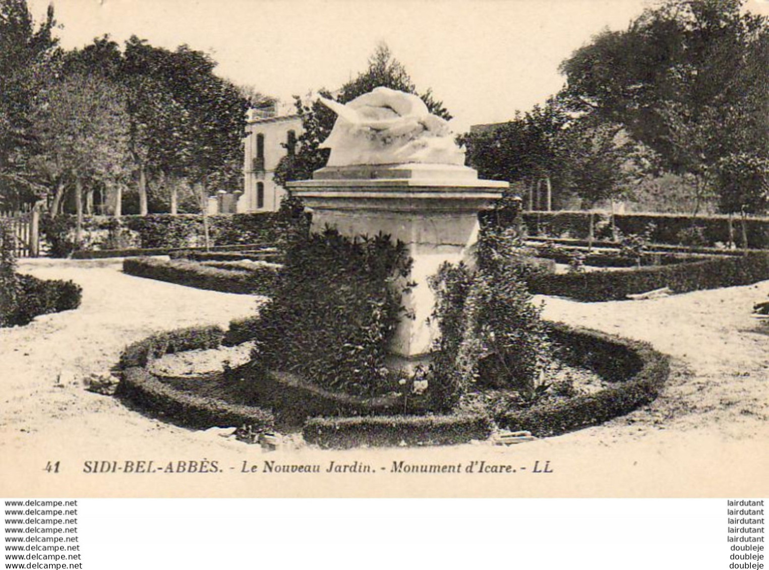 ALGERIE  SIDI BEL ABBES   Le Nouveau Jardin- Monument D'Icare   ..... ( Ref FA660 - Sidi-bel-Abbes