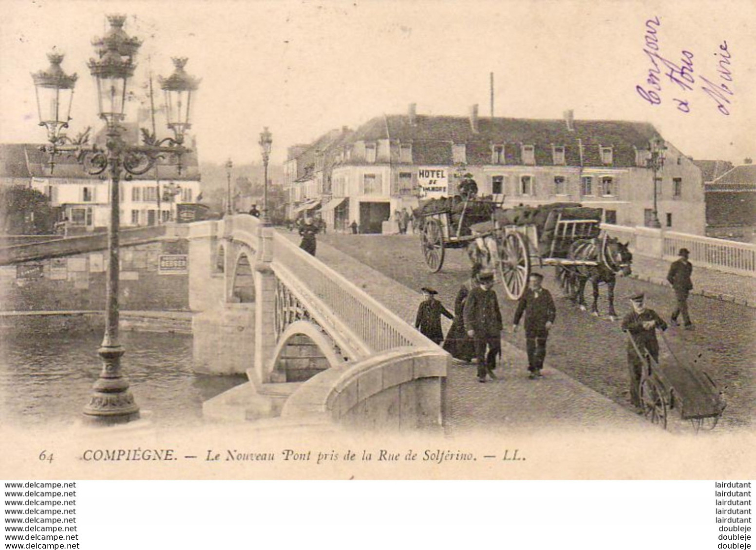 D60  COMPIEGNE  Le Nouveau Pont Pris De La Rue De Solférino  ..... - Compiegne