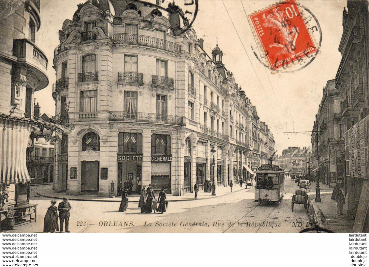 D45  ORLEANS  La Société Génèrale, Rue De La République  ..... - Orleans