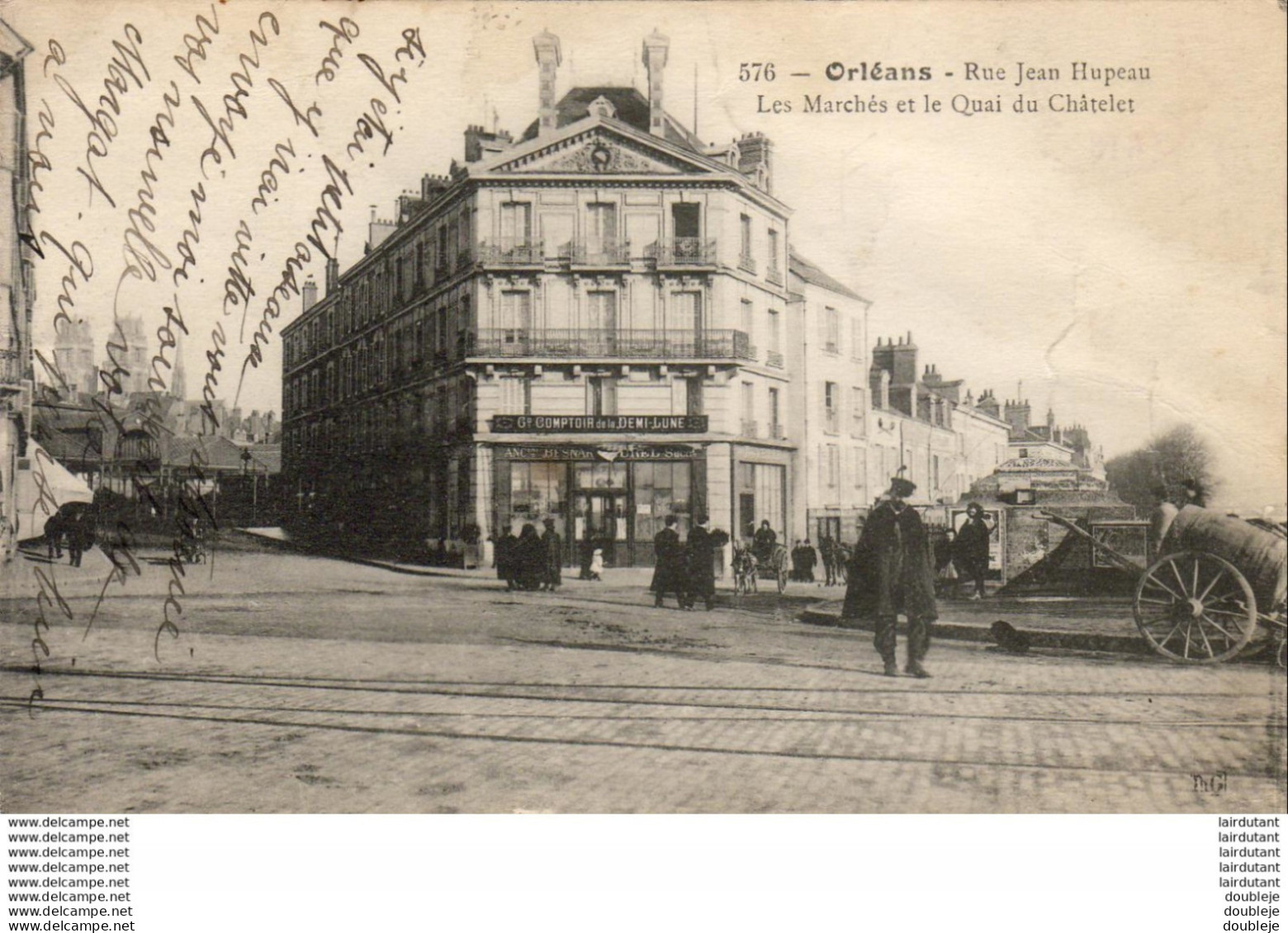 D45  ORLEANS  Rue Jean Hupeau- Les Marchés Et Le Quai Du Châtelet   ..... - Orleans