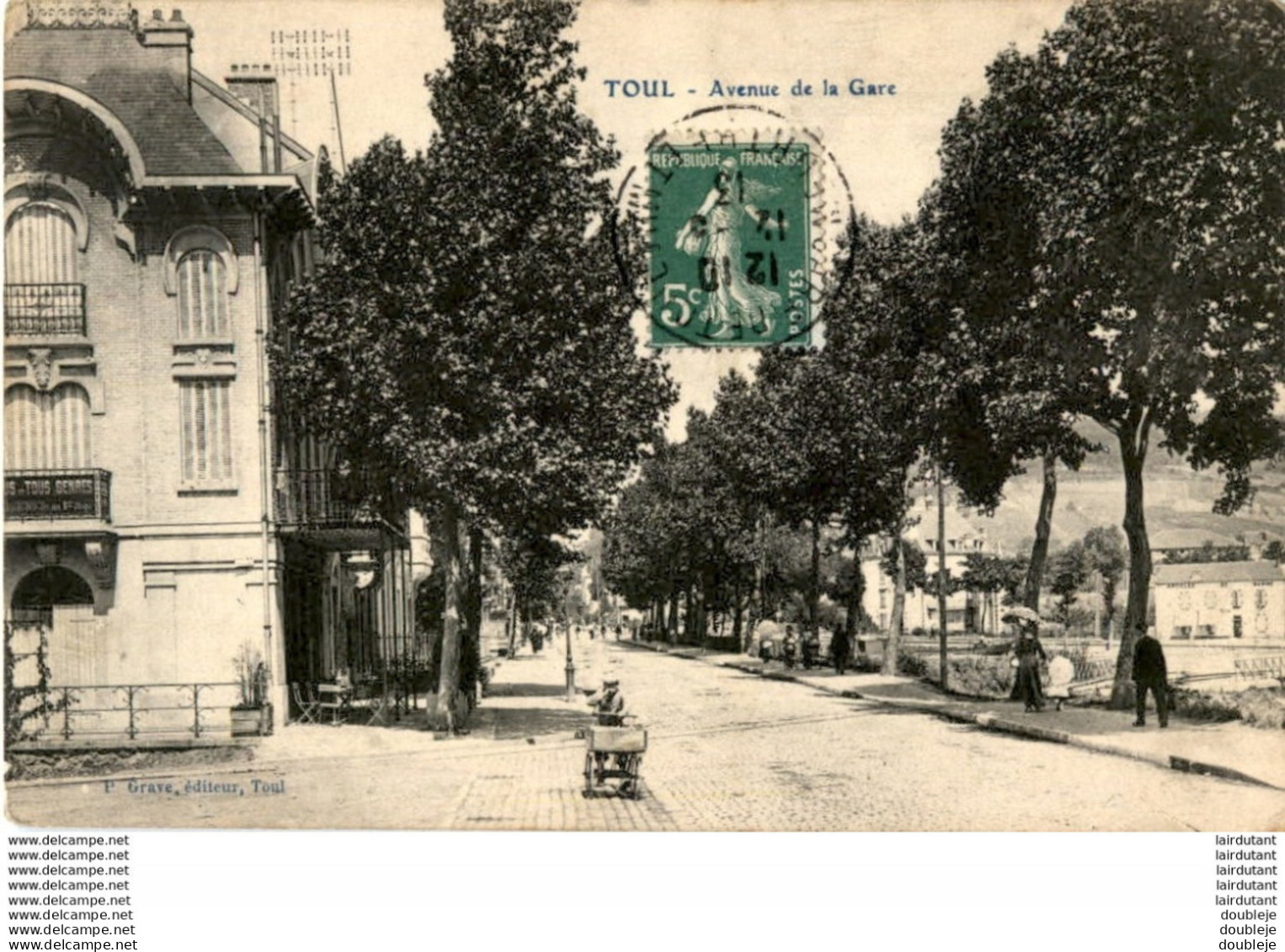 D54  TOUL  Avenue De La Gare   ..... - Toul