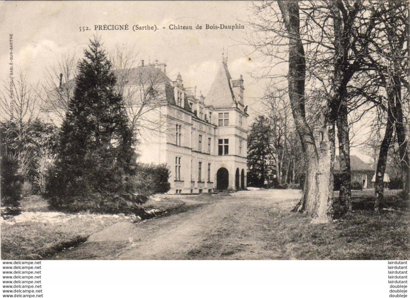D72  PRÉCIGNÉ  Château De Bois Dauphin  ..... - Otros & Sin Clasificación