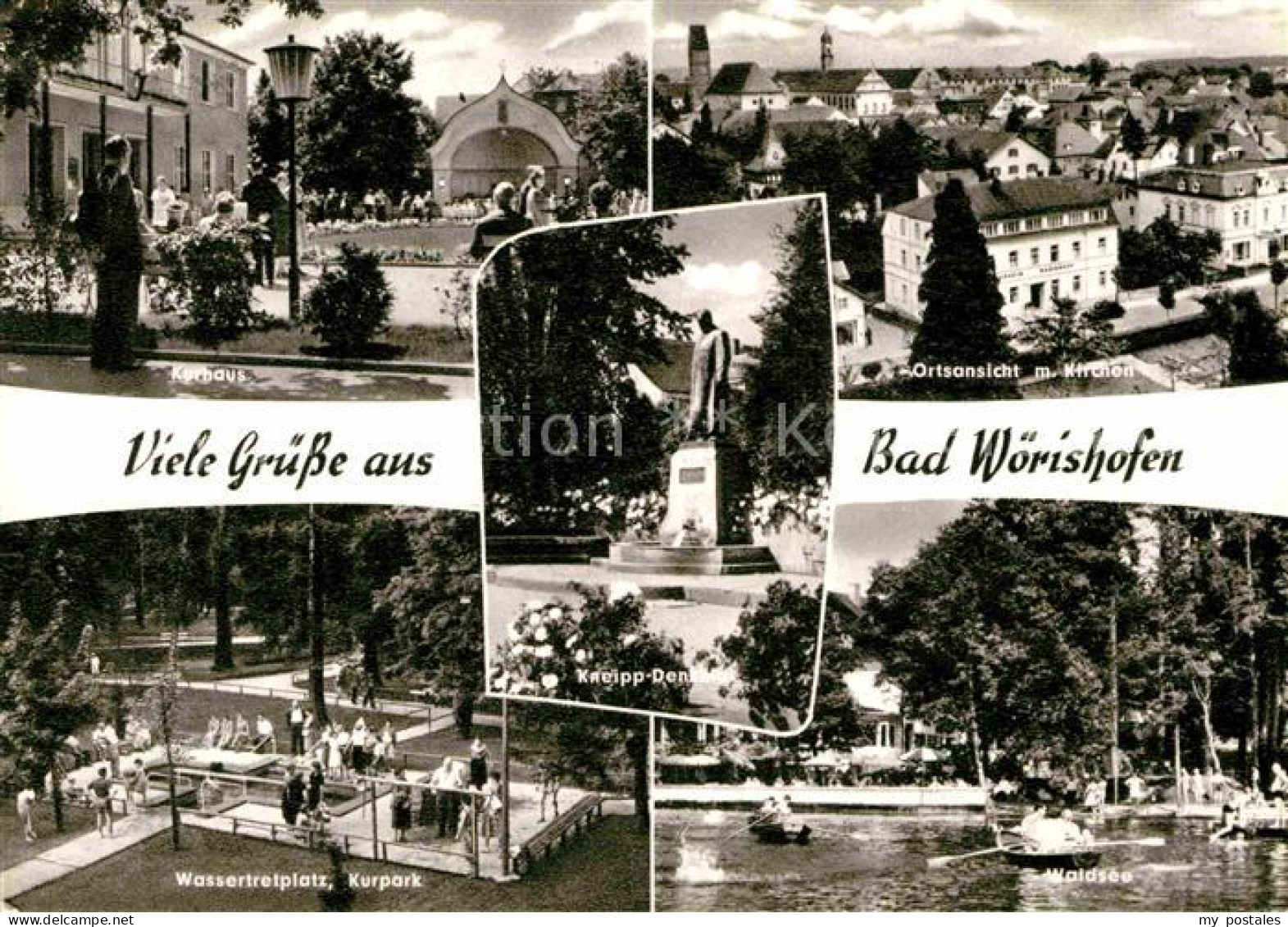 72791613 Bad Woerishofen Wassertretplatz Waldsee Kurhaus Bad Woerishofen - Bad Wörishofen