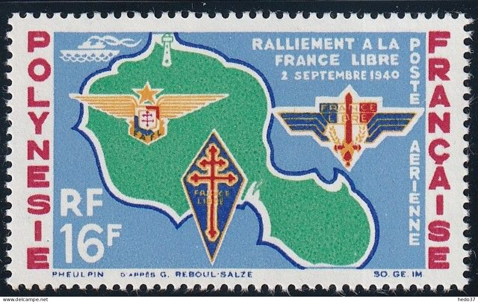 Polynésie Poste Aérienne N°8 - Neuf ** Sans Charnière - TB - Unused Stamps