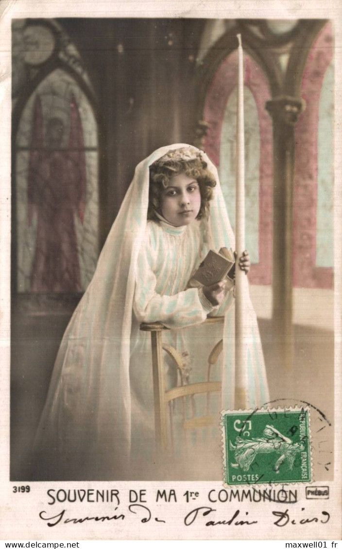 O8 - Carte Postale - Souvenir De Ma Première Communion - Other & Unclassified