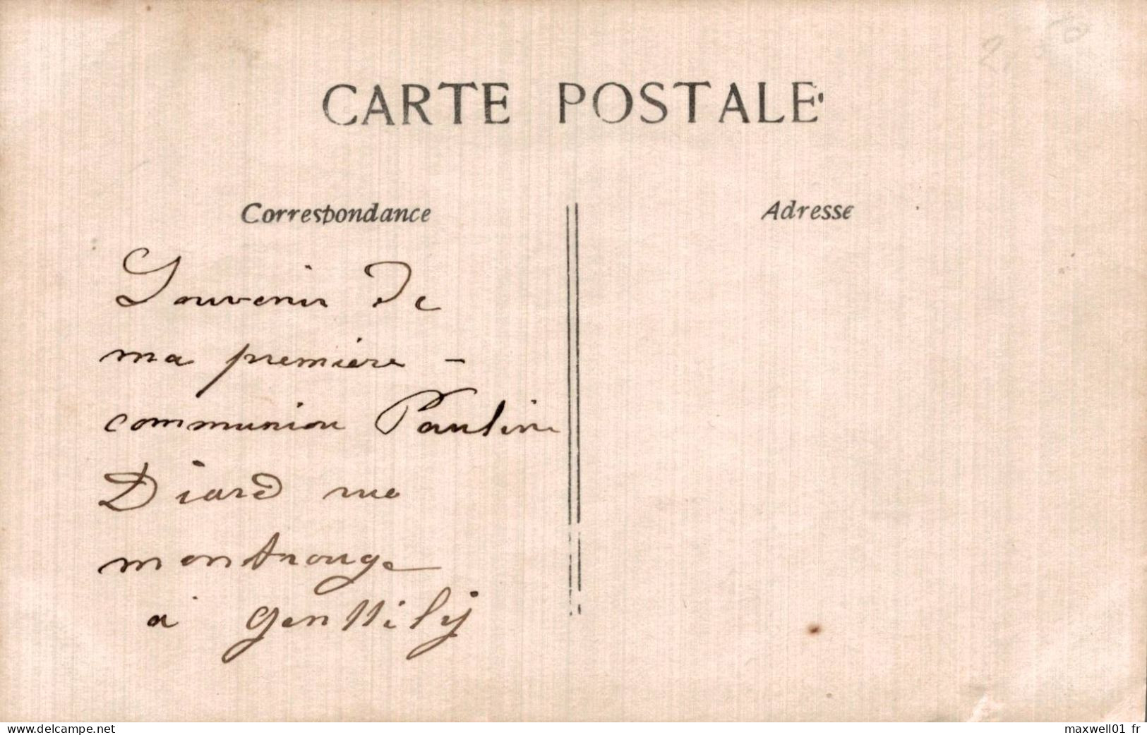 O8 - Carte Postale - Souvenir De Ma Première Communion - Autres & Non Classés