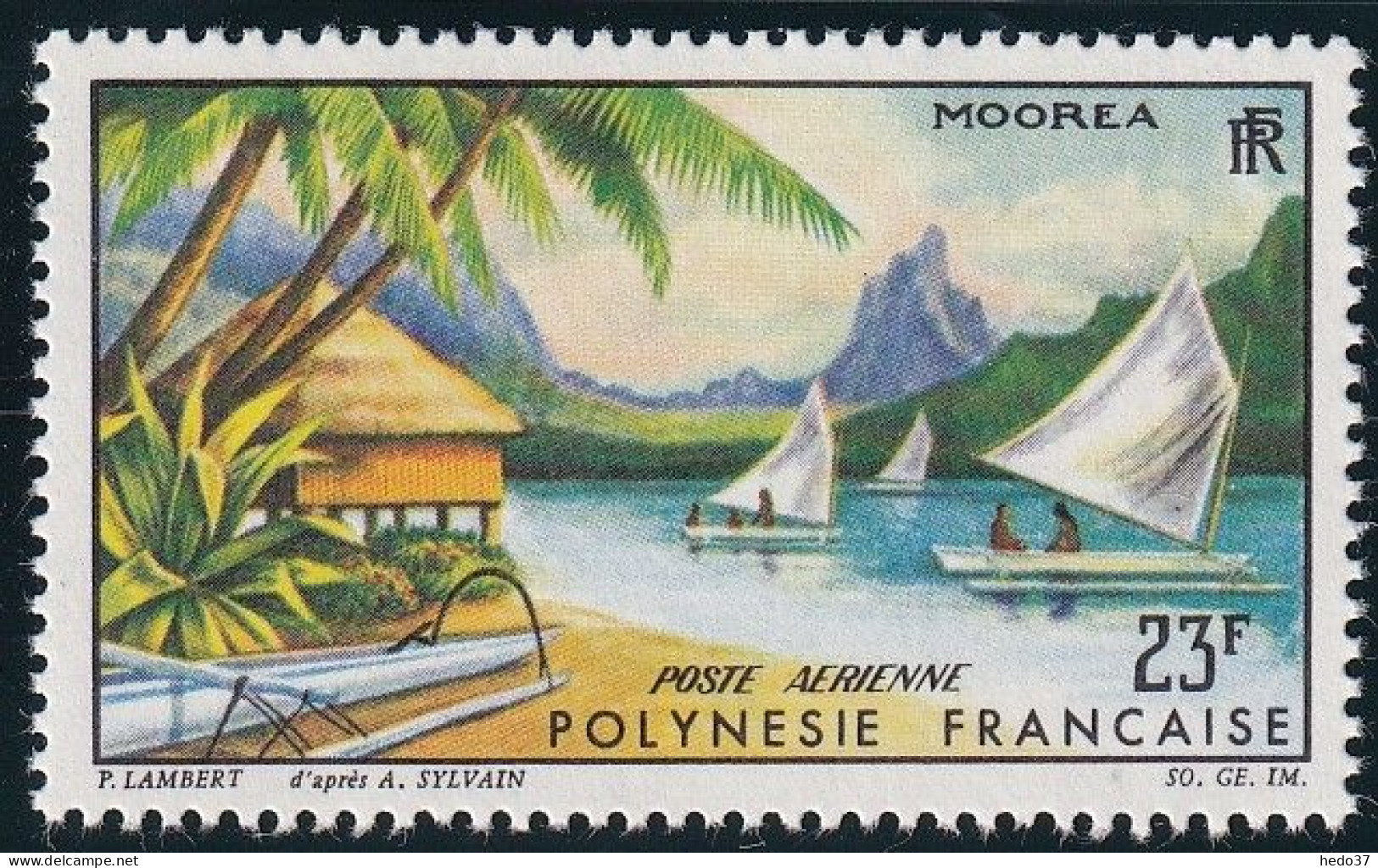 Polynésie Poste Aérienne N°9 - Neuf ** Sans Charnière - TB - Unused Stamps
