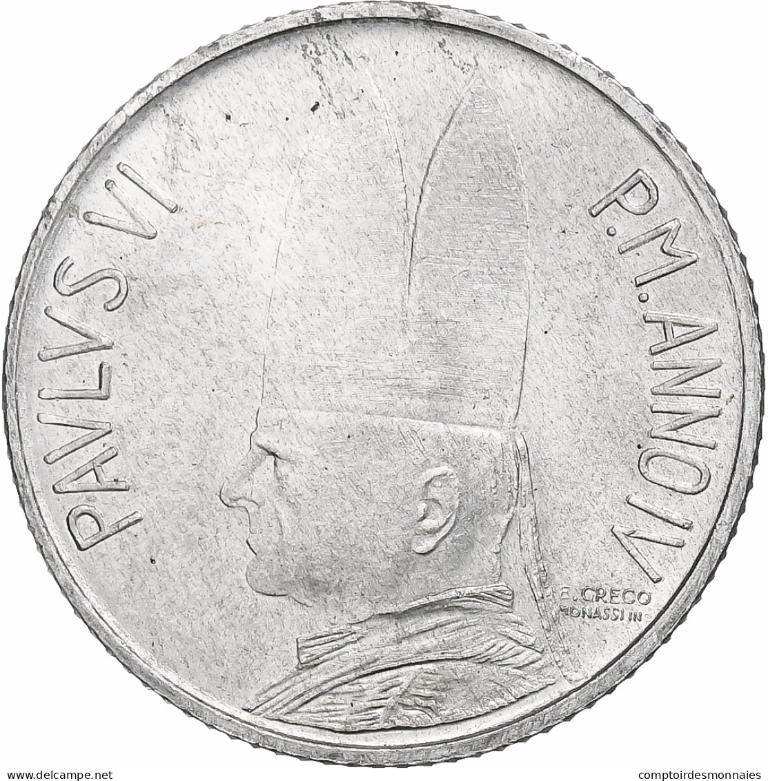 Vatican, Paul VI, 2 Lire, 1966 - Anno IV, Rome, Aluminium, SPL+, KM:85 - Vaticaanstad