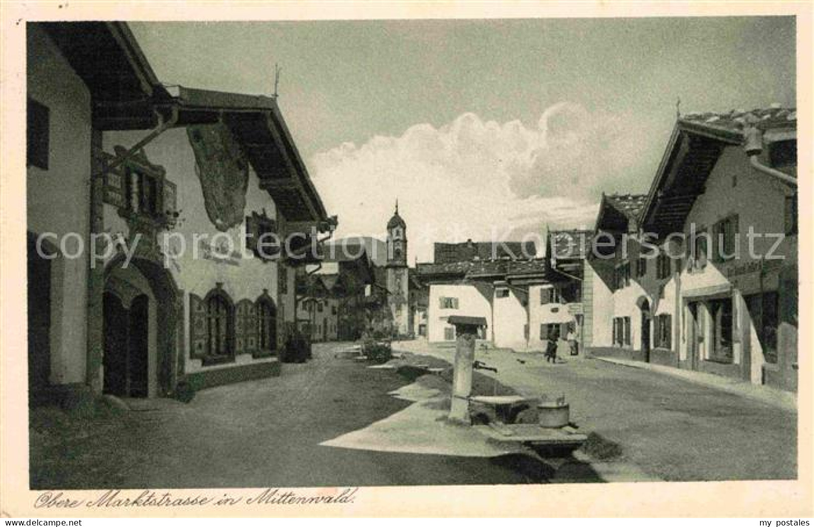 72791512 Mittenwald Bayern Obere Marktstrasse Mittenwald - Mittenwald