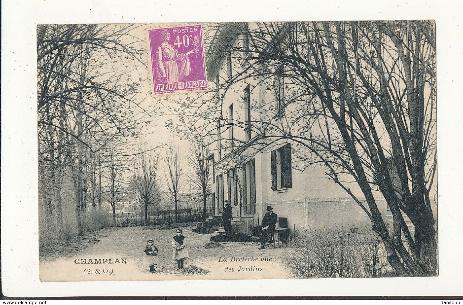 91 // CHAMPLAN   La Breteche - Vue Des Jardins - Andere & Zonder Classificatie