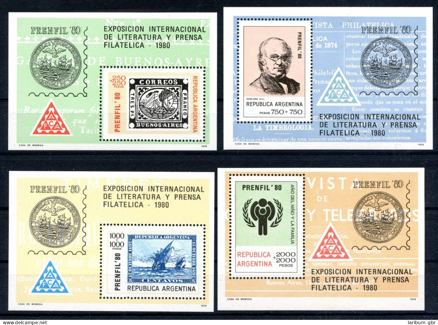 Argentinien Block 22-25 Postfrisch #HX254 - Other & Unclassified