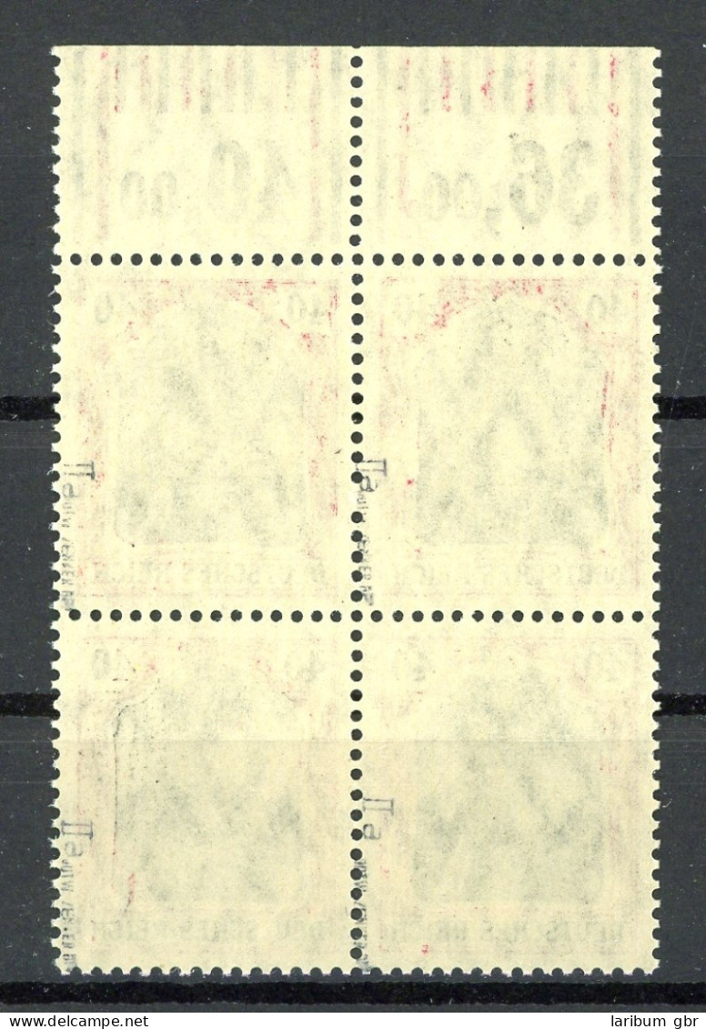 Deutsches Reich 2x 90 II A W Postfrisch Im 4er Bl., Geprüft #HF036 - Unused Stamps