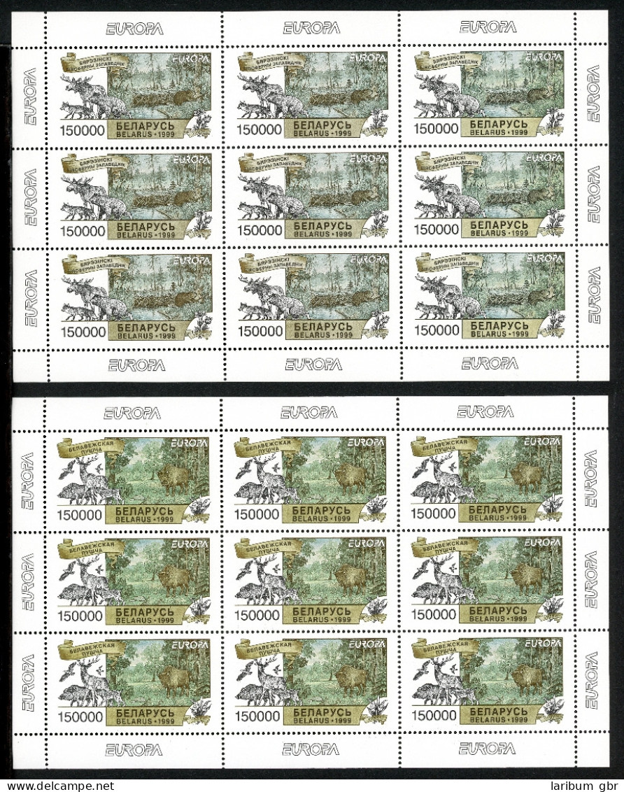 Weißrussland Kleinbögen 316-317 Postfrisch CEPT 1999 #HX142 - Bielorussia