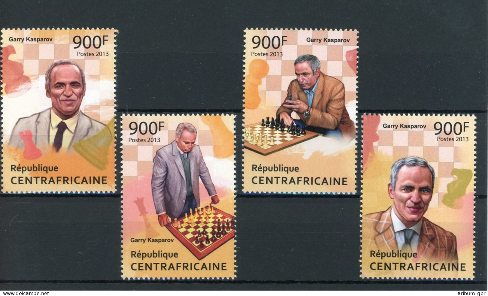 Zentralafrikanische Republik 4221-4224 Postfrisch Schach #GM601 - Zentralafrik. Republik