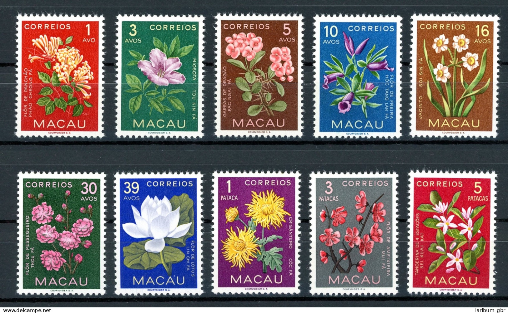 Macau 394-403 Postfrisch Blumen #JM162 - Altri & Non Classificati