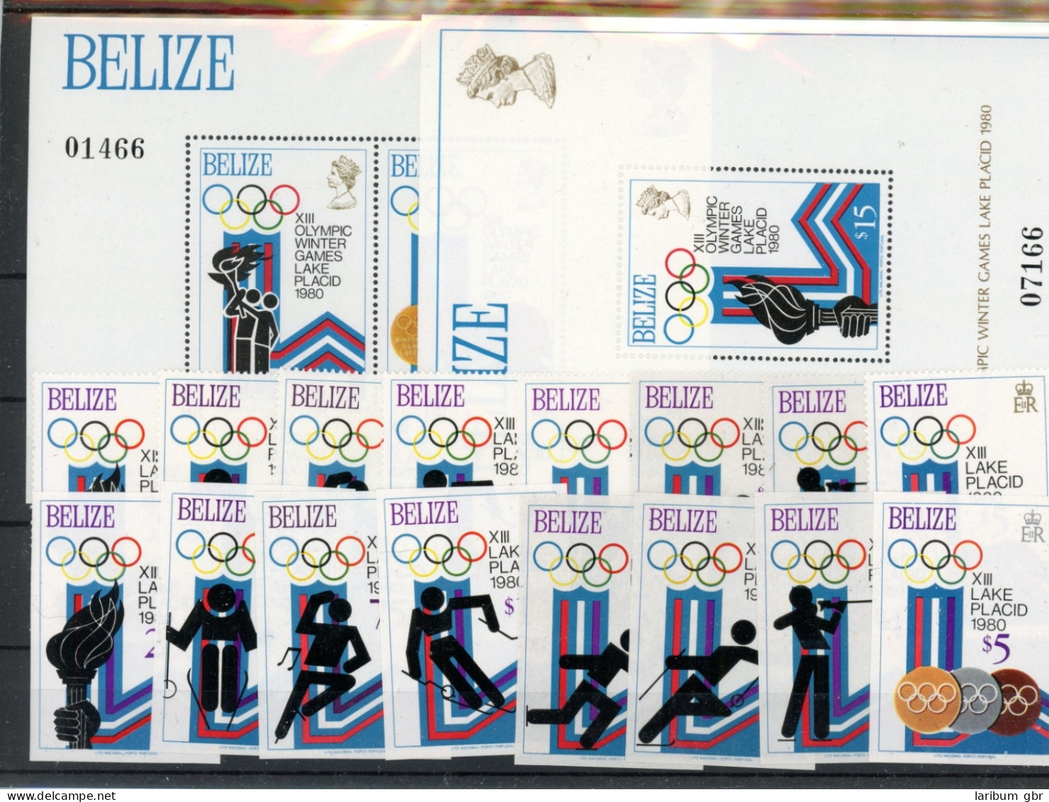 Belize 443-450 A+B, Block 12-13 Postfrisch Olympia #JL308 - Belize (1973-...)