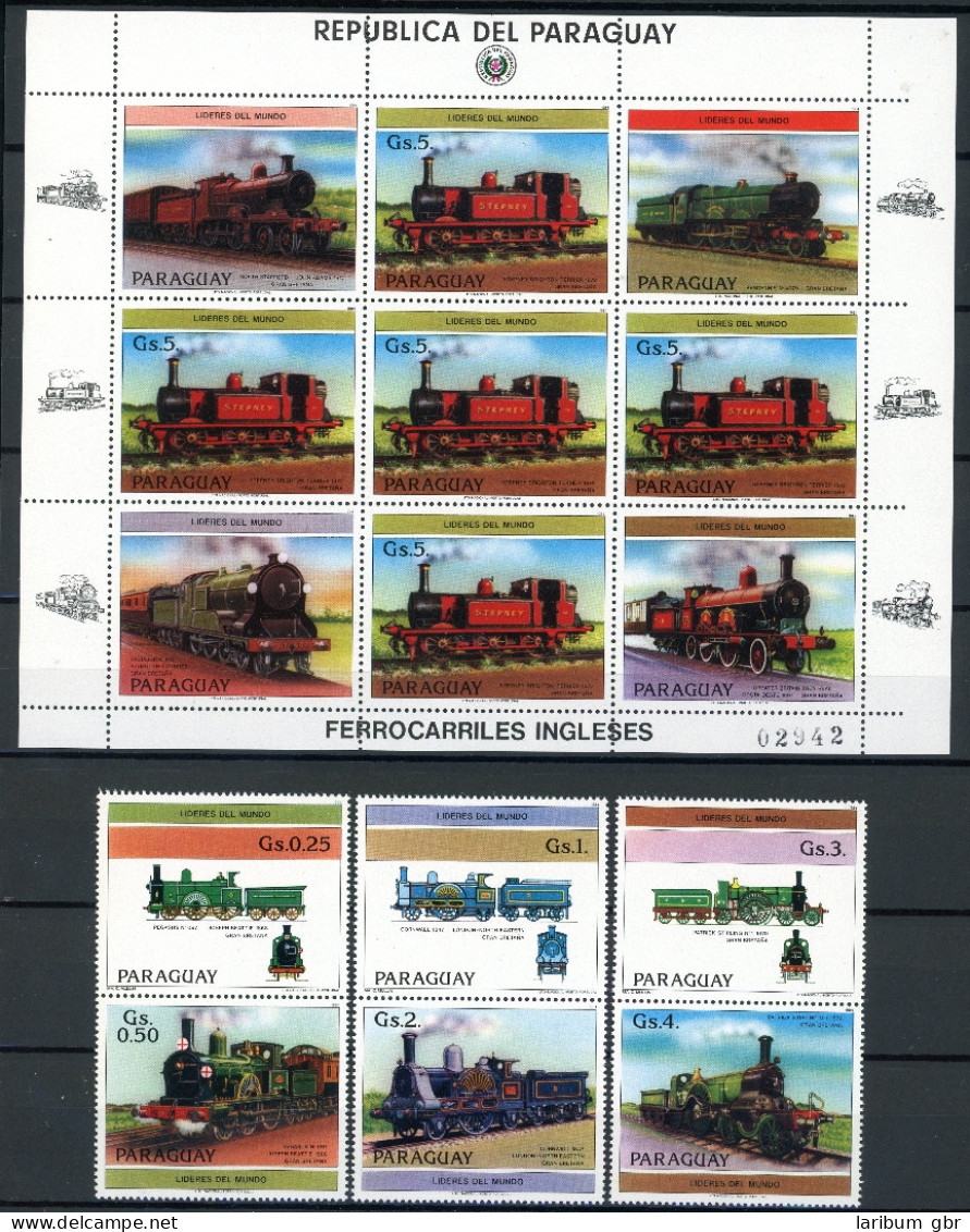 Paraguay 3779-3785 Postfrisch Eisenbahn #IM063 - Paraguay