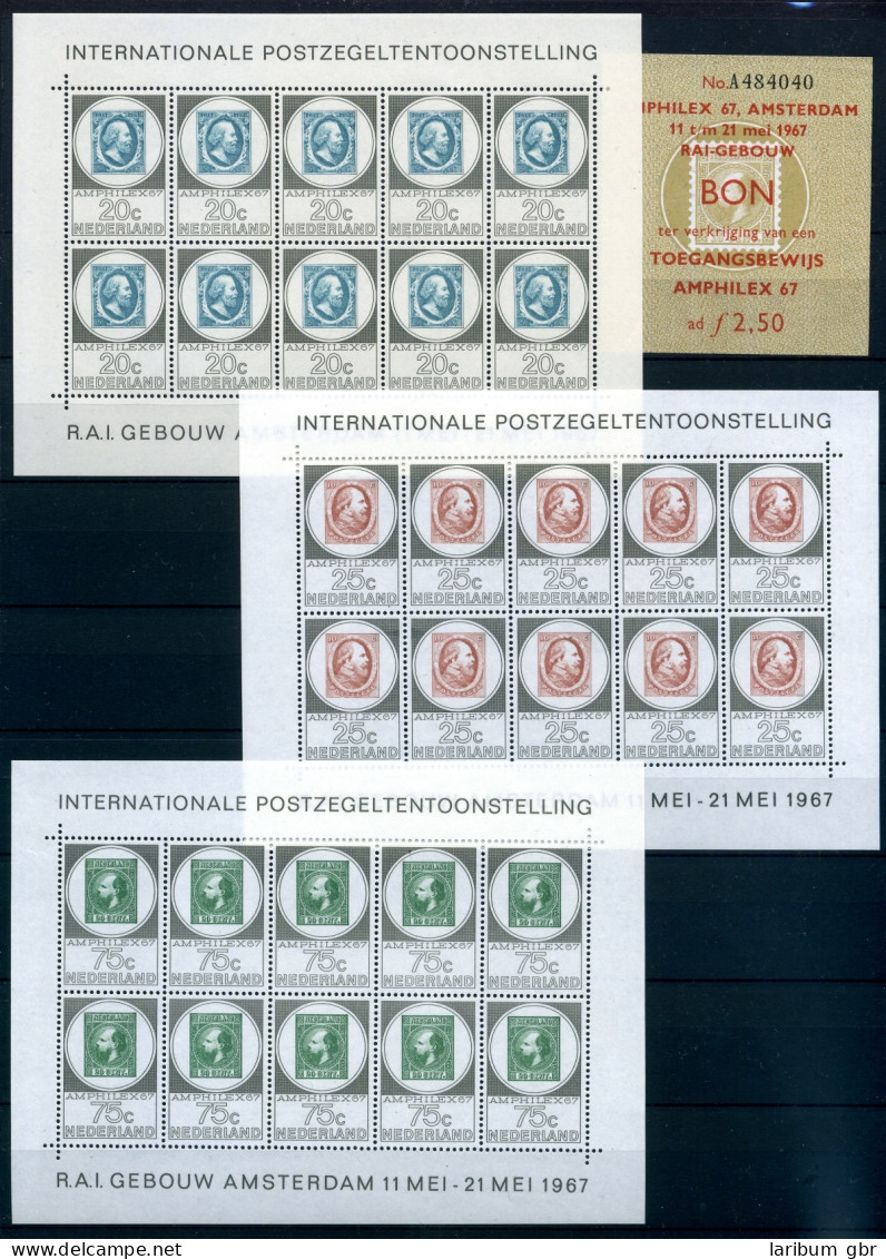 Niederlande Kleinbögen 880-82 Postfrisch #JM199 - Other & Unclassified