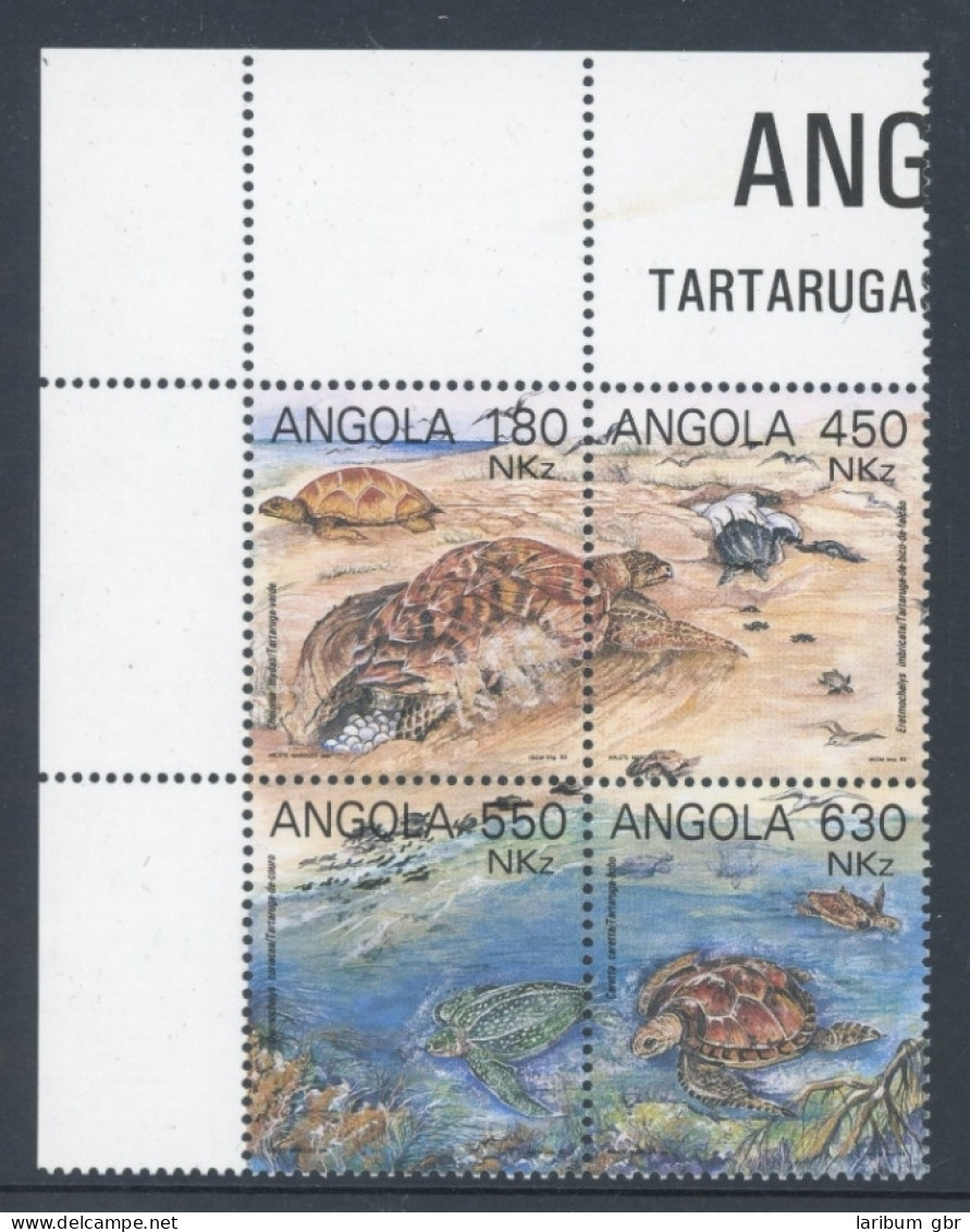 Angola 4er Block 932-35 Postfrisch Schildkröte #JK496 - Angola