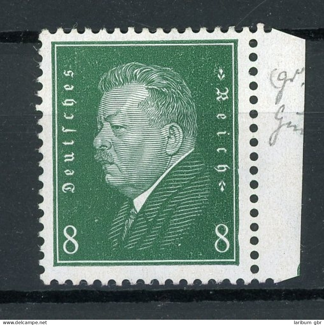 Deutsches Reich 412 Z Mit Falz Befund Schlegel #JK232 - Unused Stamps
