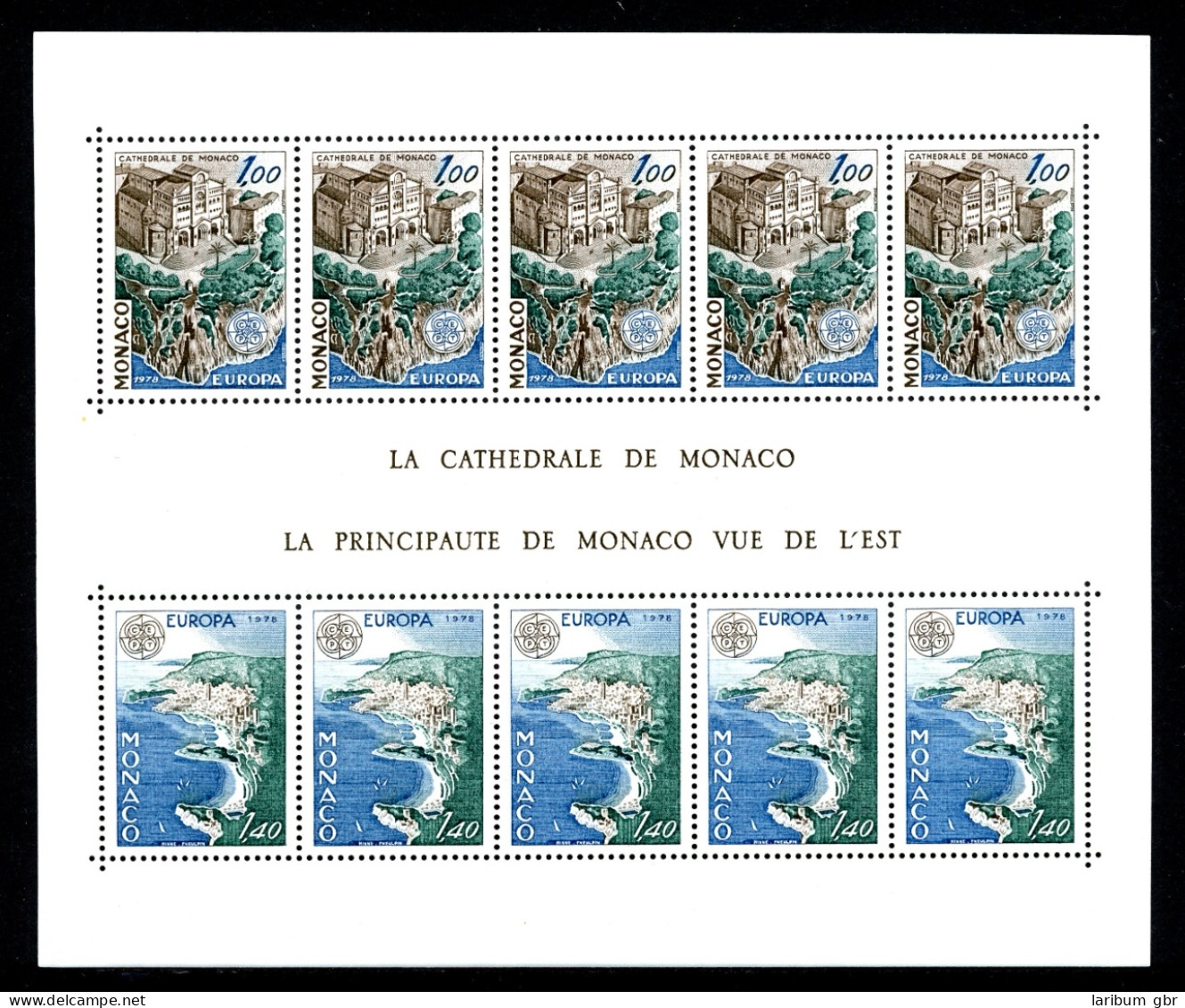 Monaco Jahrgang 1978 Postfrisch Ohne Block 13 #JM259 - Andere & Zonder Classificatie