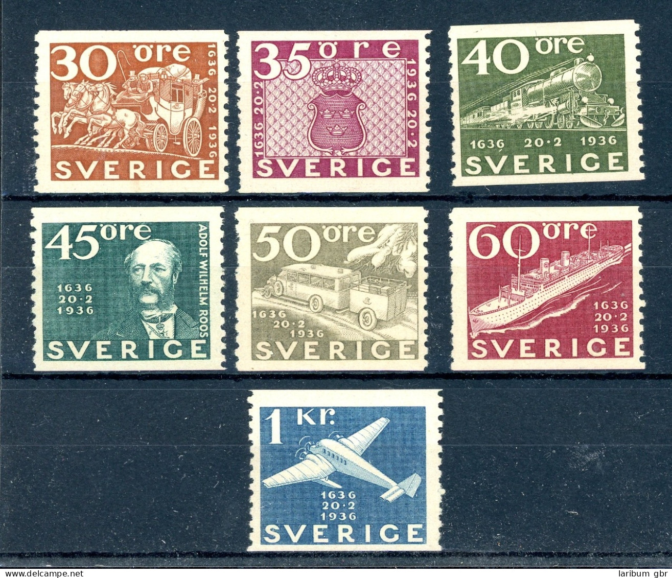 Schweden Kurzsatz 232-238 A Mit Falz #JM271 - Autres & Non Classés