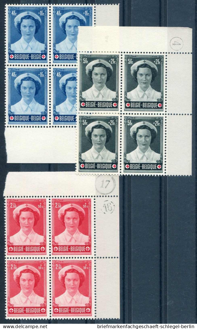 Belgien, 1953, 961-966 (4), Postfrisch - Sonstige & Ohne Zuordnung