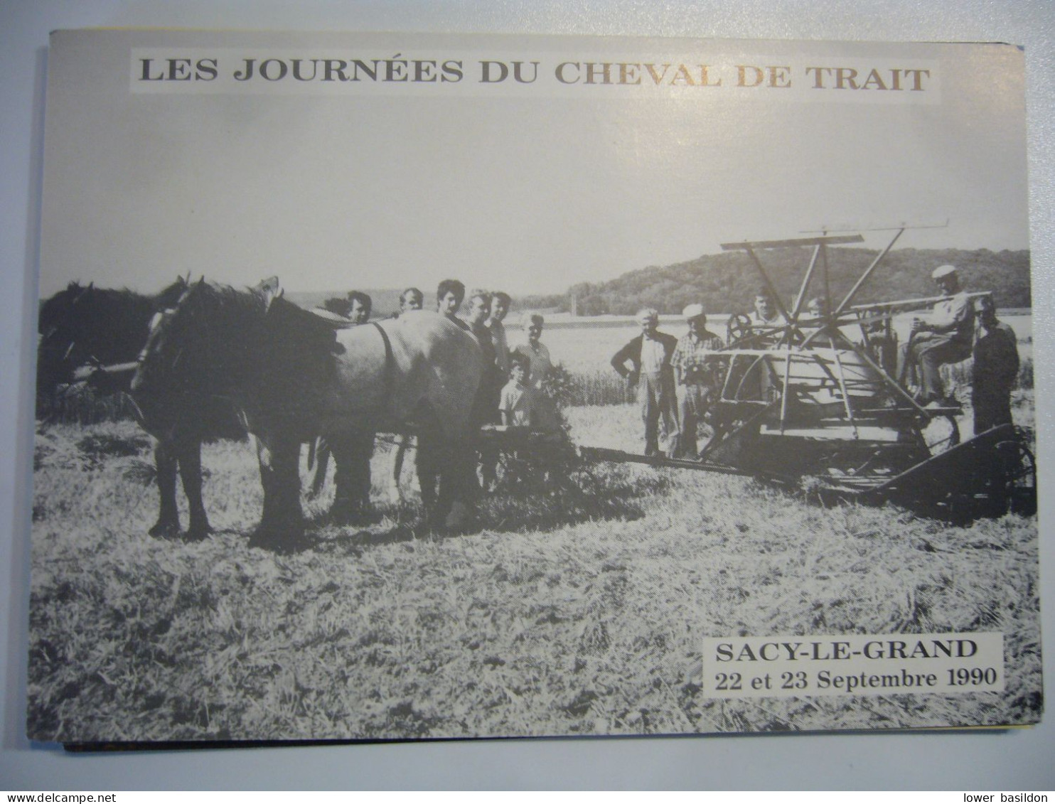 SACY-le-GRAND    Journées Du Cheval De Trait 1990 - Autres & Non Classés