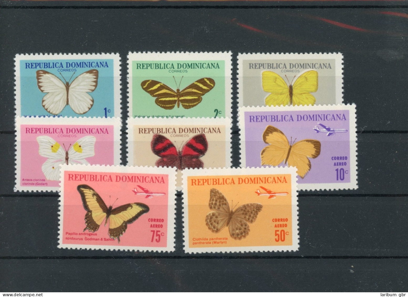 Dominikanische Rep. 868-75 Postfrisch Schmetterlinge #HK868 - Dominican Republic