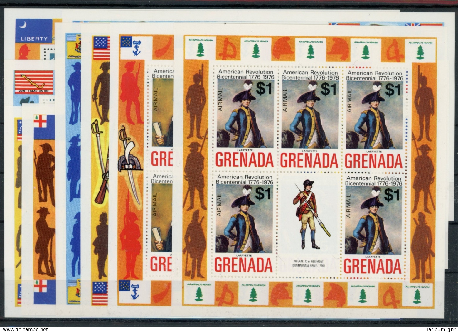 Grenada Kleinbogen 657-666 C Postfrisch Unabhängigkeit #JK578 - Grenade (1974-...)