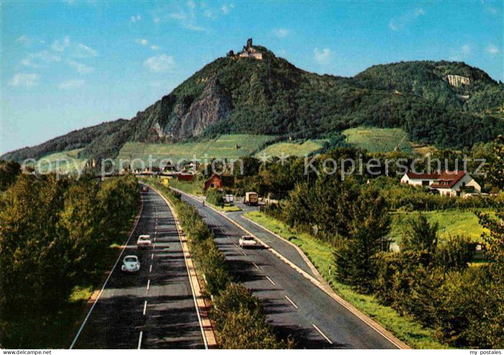 72791408 Koenigswinter Drachenfels Von Der Autobahn  Koenigswinter - Königswinter