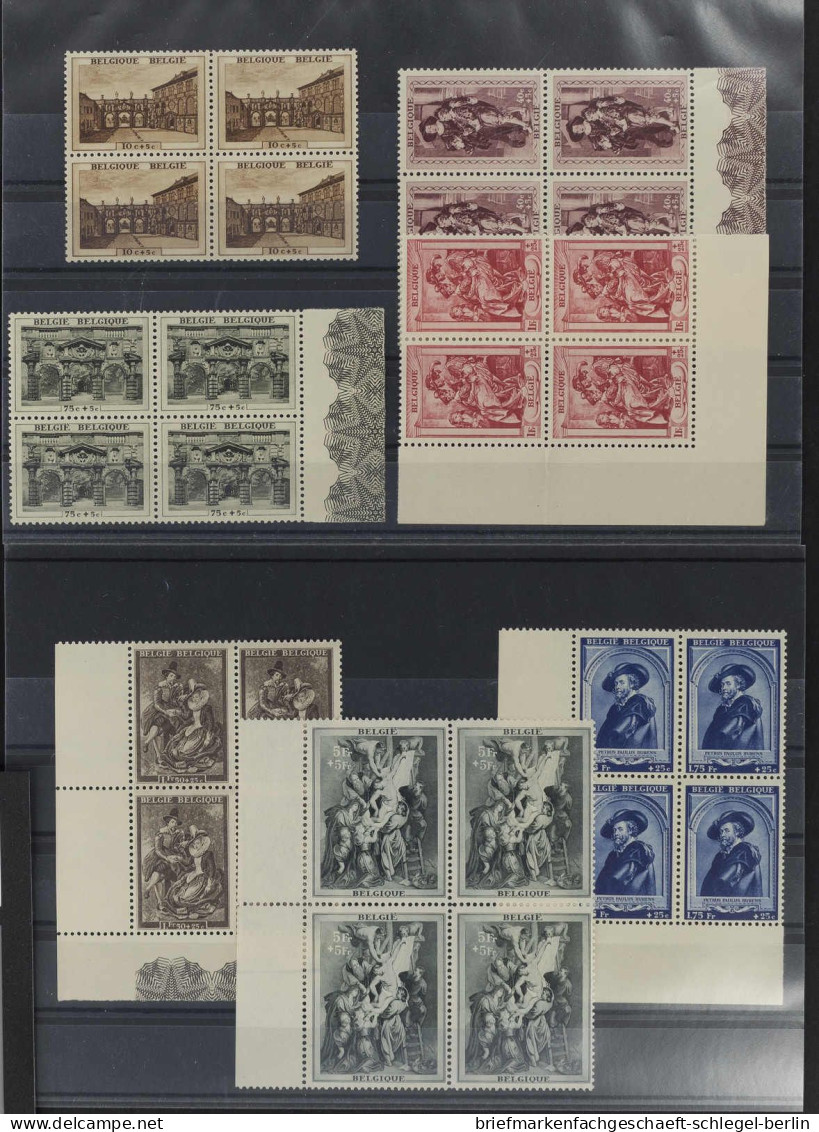 Belgien, 1939, 506-13 (4), Postfrisch - Sonstige & Ohne Zuordnung