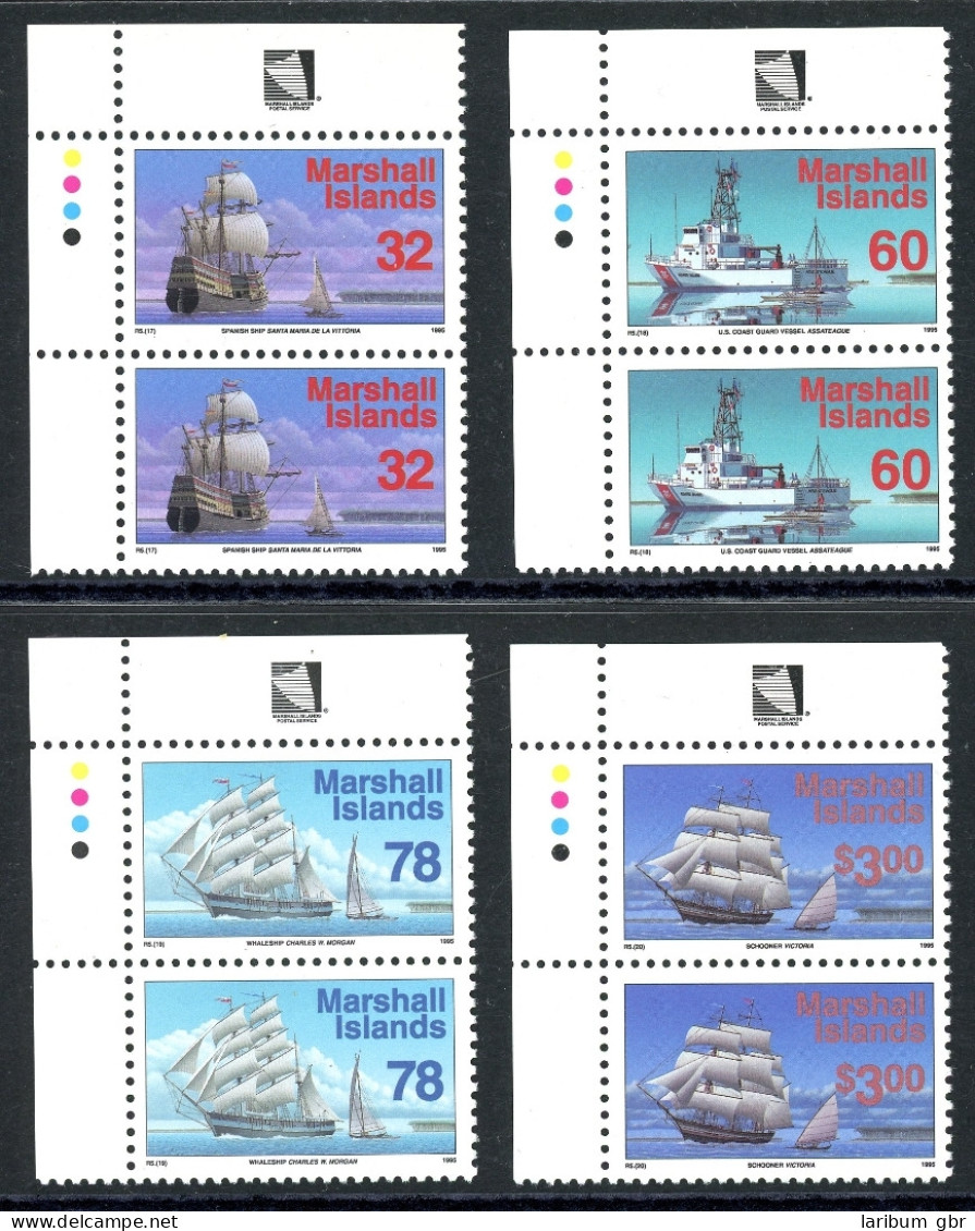 Marshall Inseln Senkr. Paare 579-582 Postfrisch Schiffe #IS503 - Marshall Islands